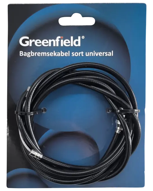 Bagbremsekabel sort universal