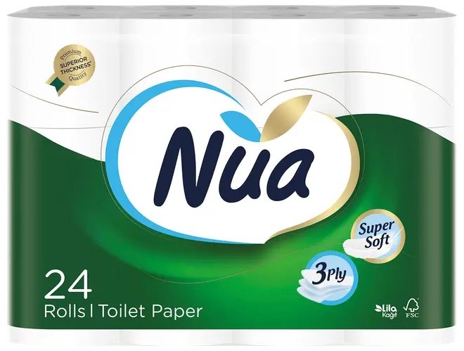 Nua Toiletpapir 3-lags - 24 ruller