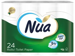 NUA Toiletpapir 3-lags - 24 ruller