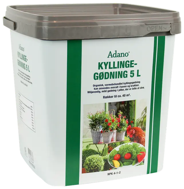 Organisk kyllingegødning 5 L