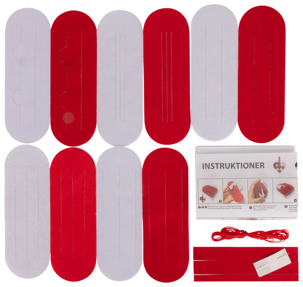 Filtkit DIY Julhjärta 