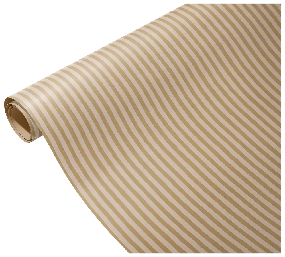 Kraftpapir Hvide Motiver - 4 m