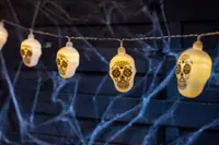 Halloweengirlang LED