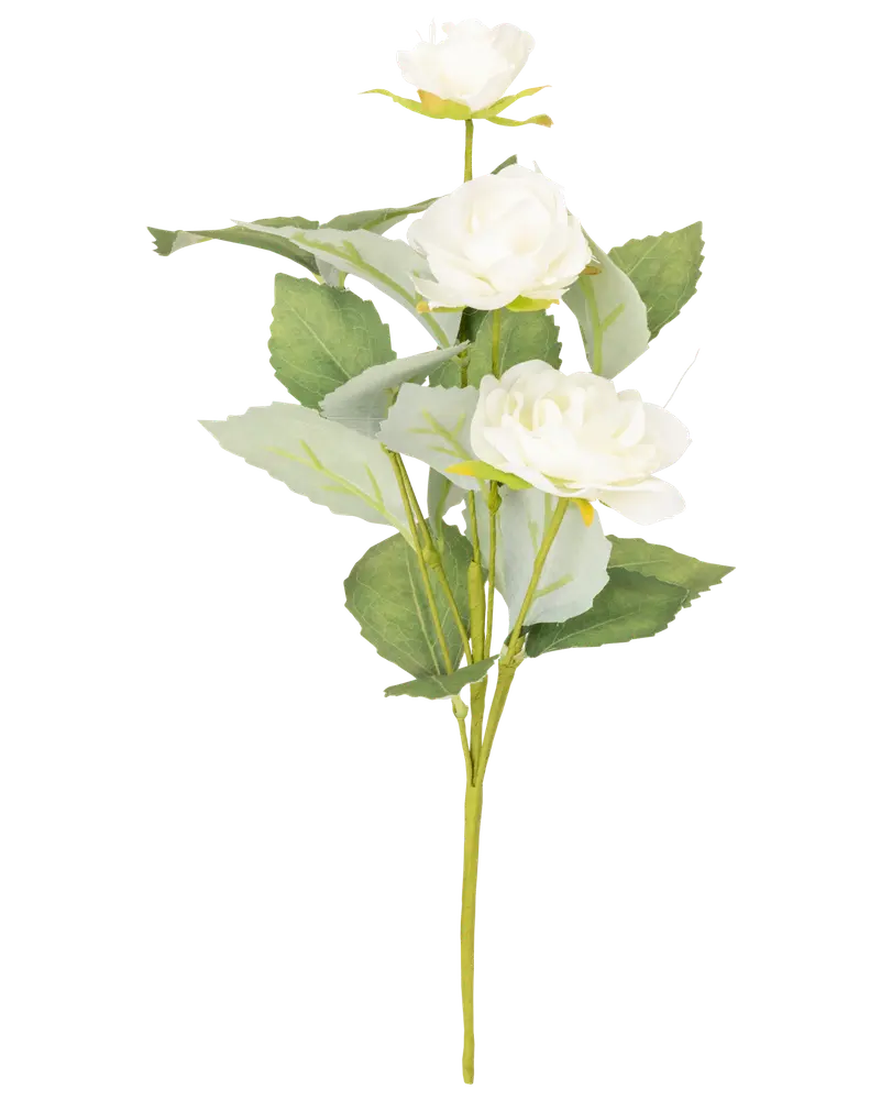 Konstgjord blomma 30 cm - vit