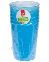 Glas 28 cl återanvändbart 6-pack - olika färger