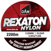 DAM Nylon Fiskeline 2200 m 0,20 mm - clear
