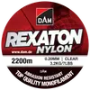 DAM Nylon Fiskeline 2200 m 0,20 mm - clear