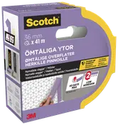 Scotch® Afdækningstape Sarte overflader 41 meter - 36 mm