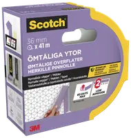 Scotch® Maskeringstejp för ömtåliga ytor 41 meter – 36 mm