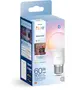 Philips Hue Essential E27 smart LED-pære, svarer til 60W, 806 lumen, justerbar hvid og farveambiance, Bluetooth og Zigbee kompatibel, app- og stemmestyring, energibesparende.