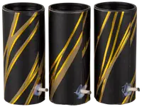 Bordbomber H. 10 cm klassisk 3 stk. assorteret