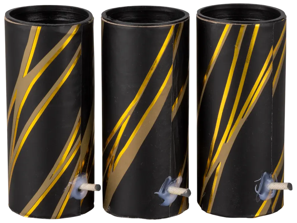 Bordbomber H. 10 cm klassisk 3 stk. assorteret