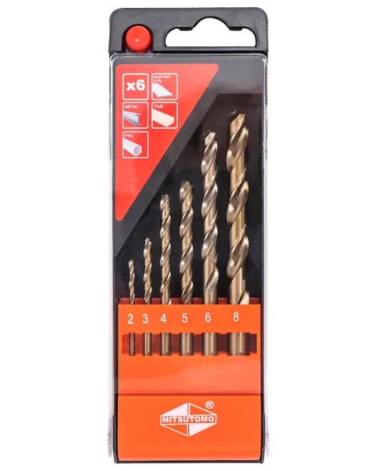 Mitsutomo Metalborsæt 6 dele - Cobolt