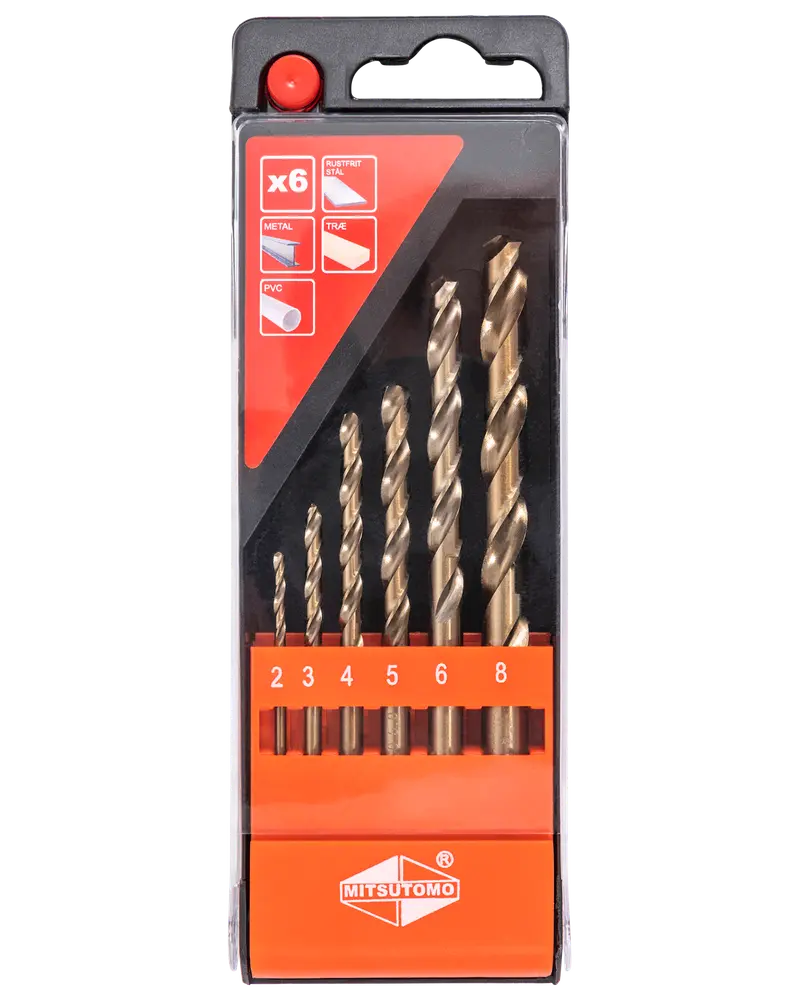 Mitsutomo Metalborsæt 6 dele - Cobolt