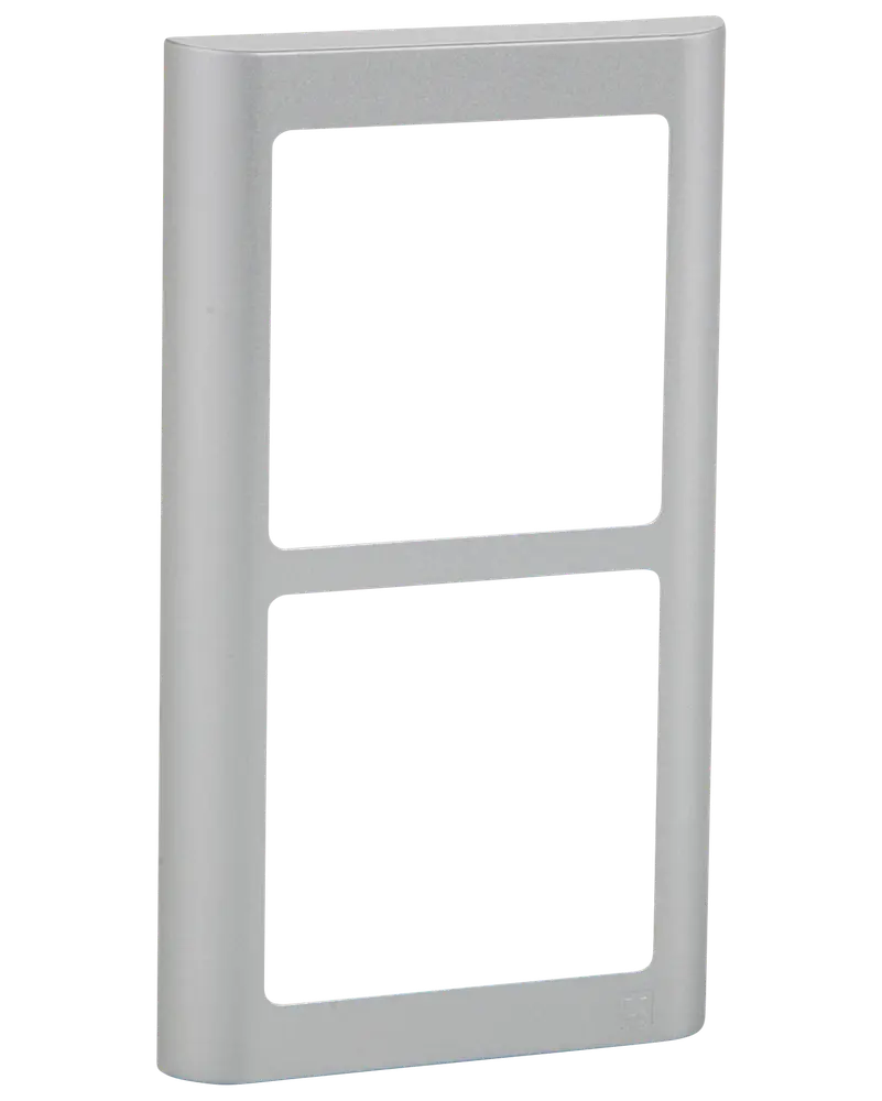 LK FUGA Design ramme SOFT 63 2 x 1 modul - stål