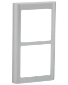 LK FUGA Design ramme SOFT 63 2 x 1 modul - stål