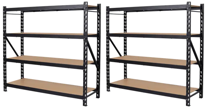 ProBuilder Stålreol med 4 hylder 180 x 180 x 50 cm