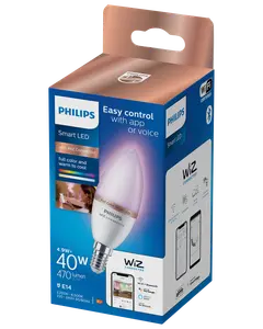 PHILIPS Smart LED kronlampa 4,9W E14 C37 - Full color