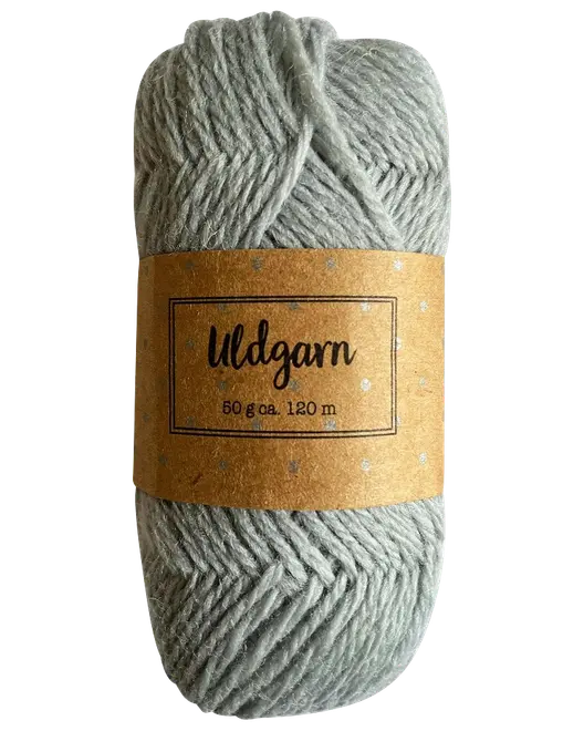 Ullgarn 50 g ljusgrå 