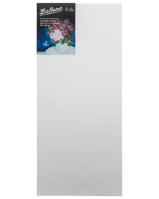 Målarduk på ram 40x90 cm