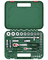 Spärrnyckelsats 1/4" och 1/2" 57 delar