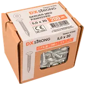 Träskruv kullrig 5,0 x 20 mm TX25 200 st.