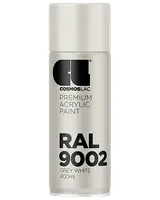 Cosmoslac premium akrylmaling spray, RAL 5018 turkisblå, 400ml dåse. Glat, blank finish til forskellige overflader. Nem aerosolpakning for jævn påføring.