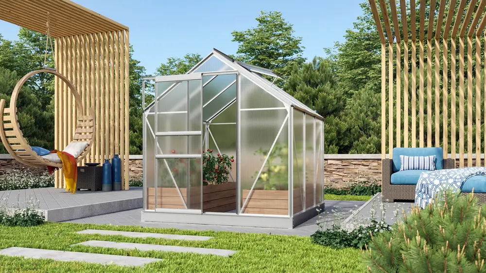Växthus Venus 3800 alu/poly
