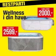 Billede af 2 udespa fyldt med vand