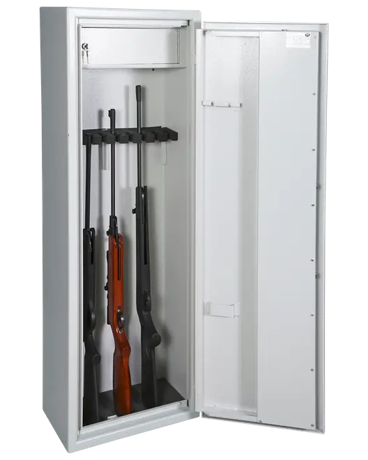 Våbenskab til 9 våben - med overskab