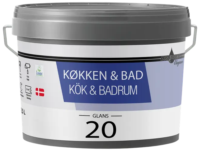Køkken og bad Glans 20 - hvid