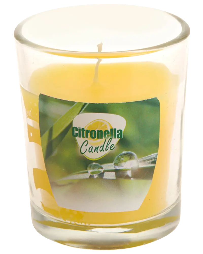 Citronella myggljus glas