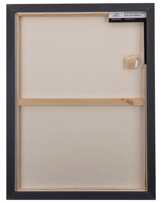 Svävarram Målarduk 80X60 Svart