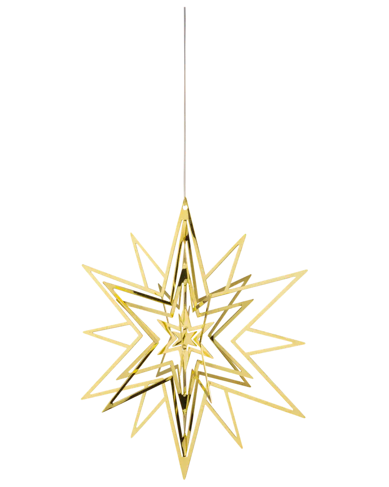 Julstjärna guld 13 cm