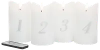 Adventsljus led 4-pack