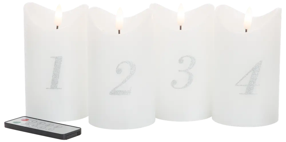 Adventsljus led 4-pack