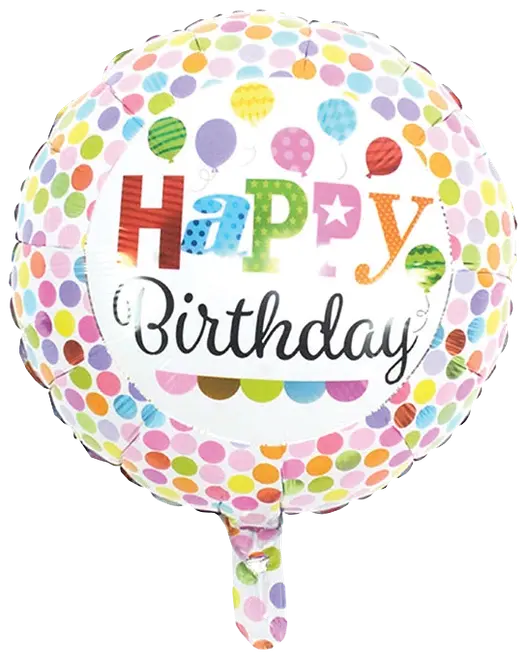 Folieballon 33 cm - Happy birthday