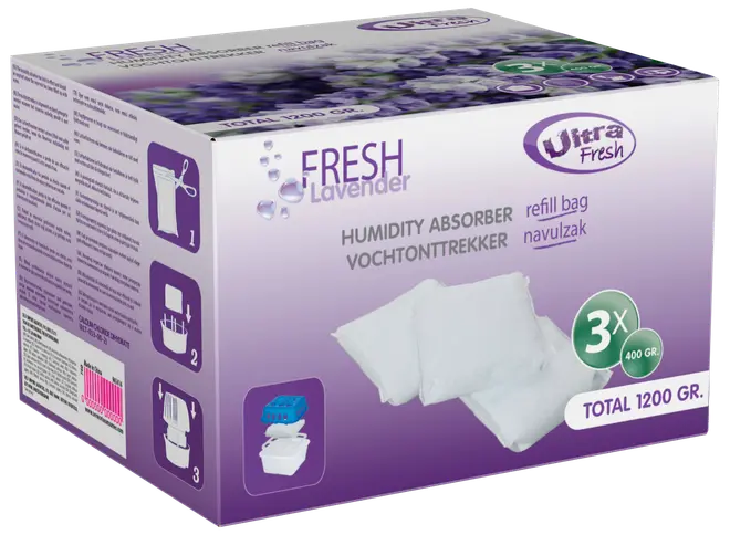 Refill för fuktborttagning - lavendel