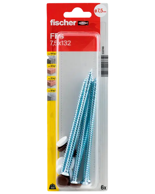 Fischer Karmskrue MH 7,5 x 132 mm FFSZ 6 stk.