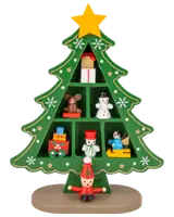 Julgranshylla med figurer