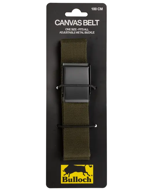 Bælte kanvas Army grøn