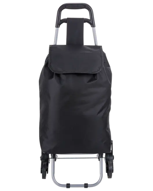 Shoppingväska 6 hjul svart 