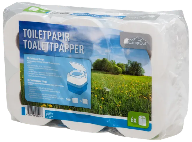 Toalettpapper 2 lager 6-pack