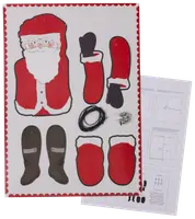 Sprattelgubbe jultomte DIY H. 40 cm