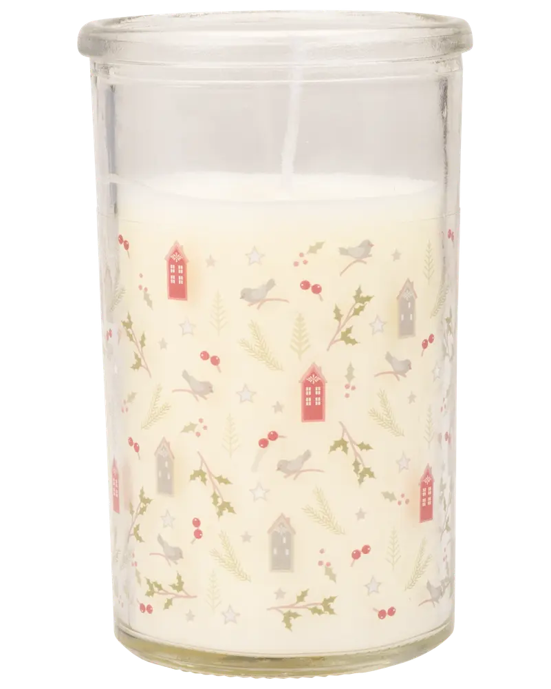 Stearinljus i glas 10 cm