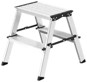 2-stegs trappstege i aluminium