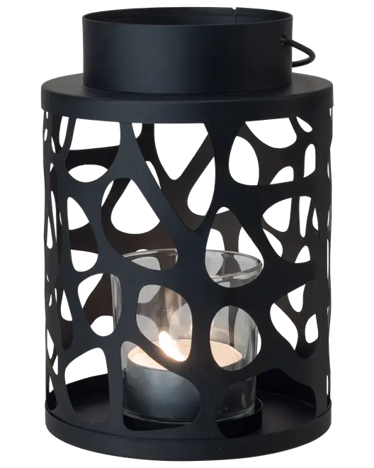 Lanterne 20 cm - sort