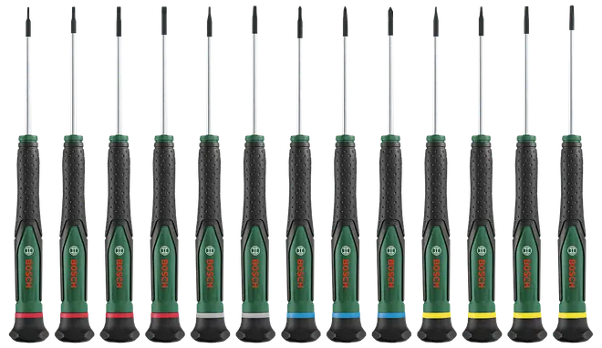 Precisionsskruvmejselsats 13 delar