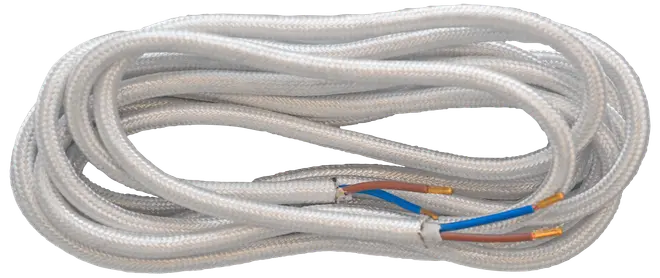 Stofledning 3 m - hvid