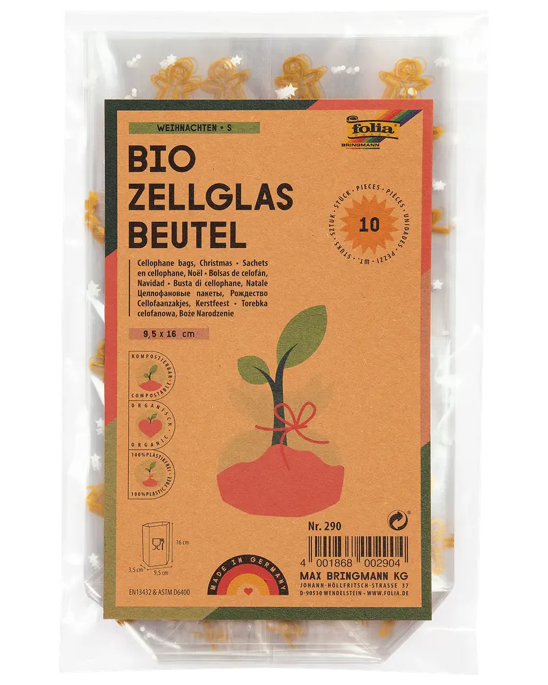 Cellofanpåsar 10-pack 16 cm